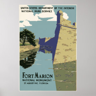 Póster Forte Marion Florida