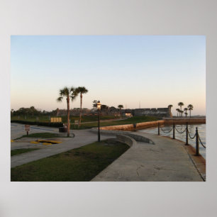 Póster Forte Matanza em St Augustine