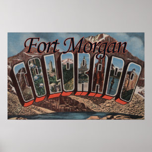 Póster Forte Morgan, Colorado - grandes cenas da letra