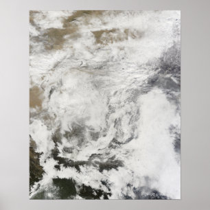 Poster Forte queda de neve na China