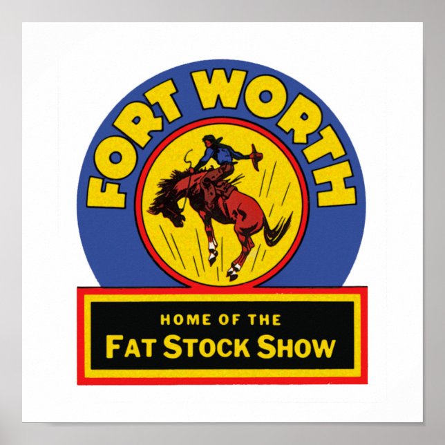 Poster Forte Vale Fat Stock Show (Frente)
