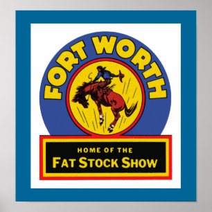 Póster Forte Vale Fat Stock Show