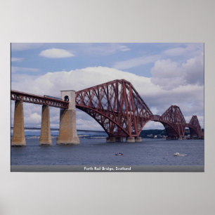 Póster Forth Rail Bridge, Scotland
