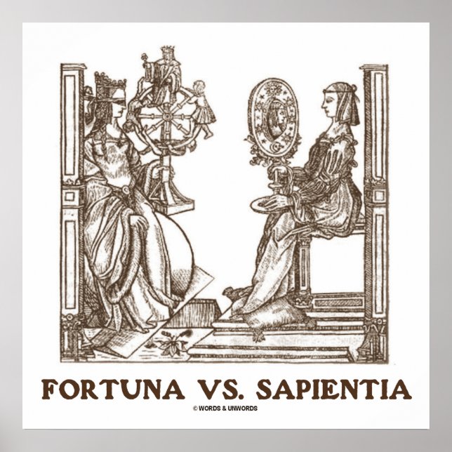 Poster Fortuna vs Sapientia (Engrenação da Madeira do séc (Frente)