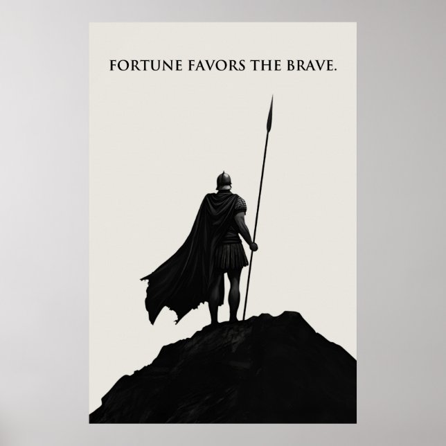 Poster Fortune Favors The Brave (Frente)