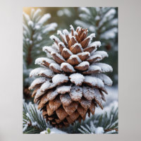 Fosco Pinecone Winter Wonderland Nature