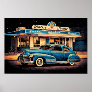 Poster Fosters Freeze e '47 Chevy