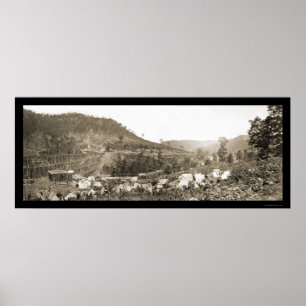 Póster Foto 1864 de Whiteside TN da guerra civil