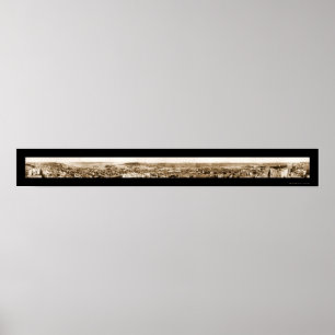 Poster Foto 1888 de Constantinople Turquia