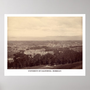 Póster Foto 1888 do terreno do Cal Berkeley