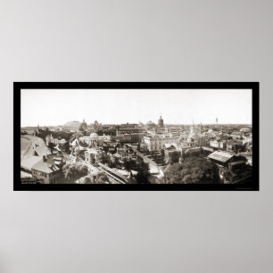 Póster Foto 1893 da feira de mundos de Chicago