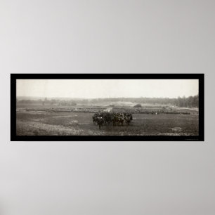Póster Foto 1898 do exército de Chickamauga