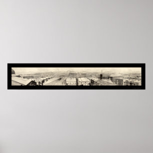 Póster Foto 1899 de Chicago dos Stockyards