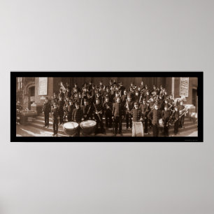 Póster Foto 1903 da banda das MÃES de Boston