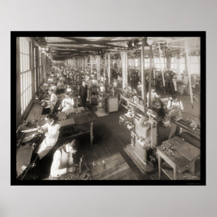Póster Foto 1904 da empresa da caixa registadora