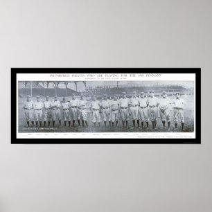 Poster Foto 1905 da equipe dos Pittsburgh Pirates