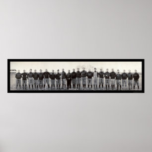 Póster Foto 1905 do futebol dos tigres de Massillon