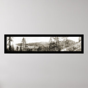 Poster Foto 1906 de Glenbrook Lake Tahoe