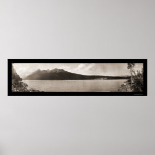 Póster Foto 1907 de Lake Louise Alberta