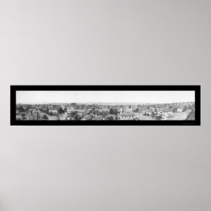 Poster Foto 1908 de Birdseye San Diego CA