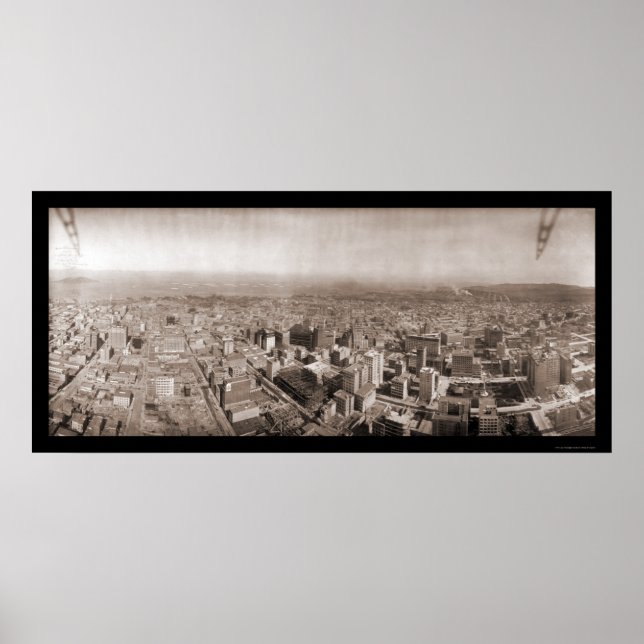 Poster Foto 1908 de San Francisco (Frente)