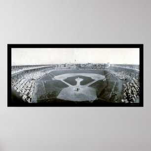 Póster Foto 1908 do basebol de Cubs Giants