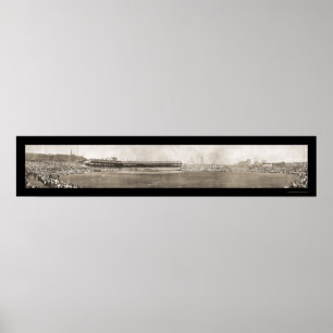 Póster Foto 1908 do basebol dos Chicago Cubs