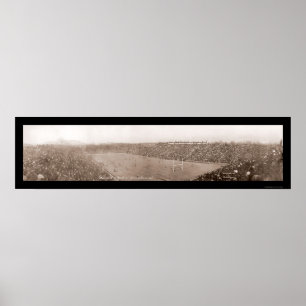 Póster Foto 1908 do futebol de Harvard Yale