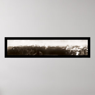Poster Foto 1908 do Monte Rainier WA