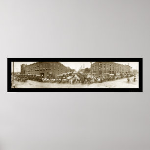 Póster Foto 1908 dos comerciantes de Omaha
