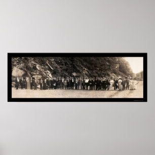 Póster Foto 1908 Siderúrgica de Carnegie Empresa