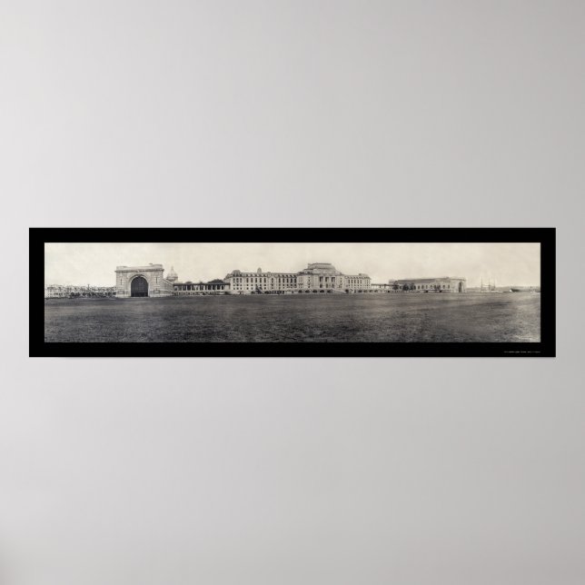 Póster Foto 1909 da Academia Naval (Frente)