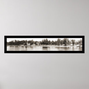 Póster Foto 1909 da água de Chautauqua NY