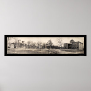 Póster Foto 1909 da faculdade de Wofford