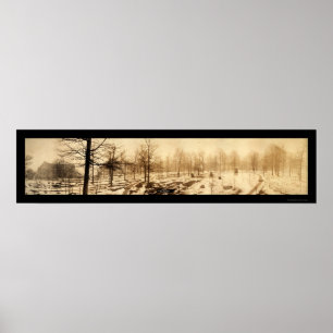 Poster Foto 1909 da neve de Indiana Univ