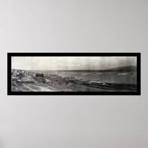 Póster Foto 1909 da parada do Rio Hudson