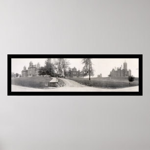 Póster Foto 1909 da universidade de Siracusa NY