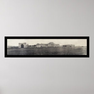Póster Foto 1909 das construções da Academia Naval