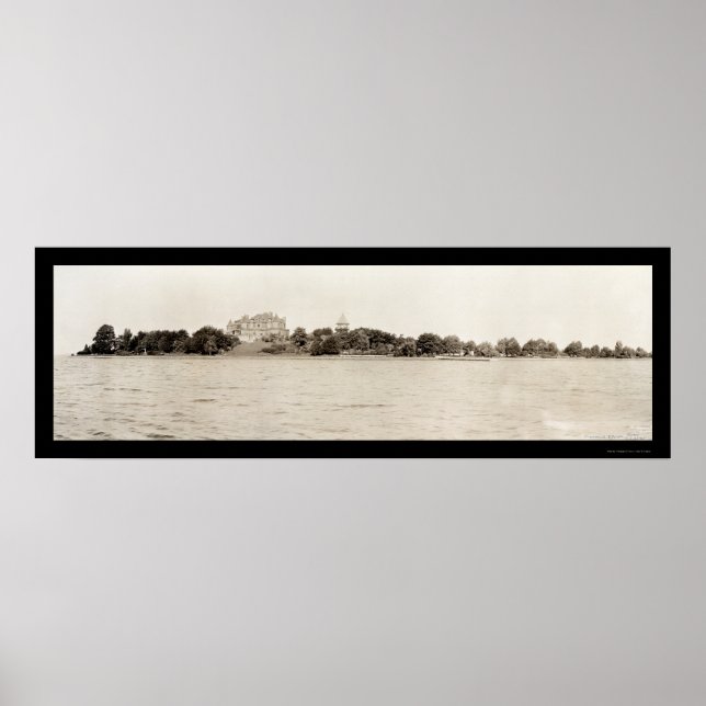 Poster Foto 1909 das mil ilhas NY (Frente)