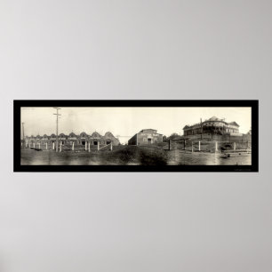 Poster Foto 1909 de Atlanta GA dos Stockyards