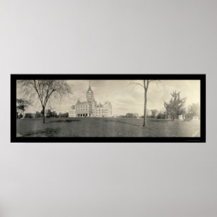 Póster Foto 1909 de Hartford CT do Capitólio