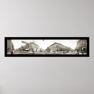 Poster Foto 1909 de Hastings Nebraska