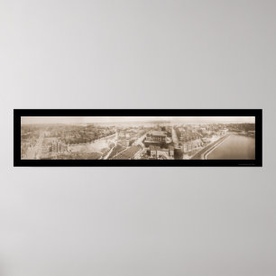 Póster Foto 1909 de Hoboken Weehawken NJ