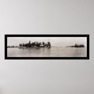 Póster Foto 1909 de mil ilhas, New York