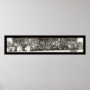 Póster Foto 1910 da fraternidade dos Teamsters