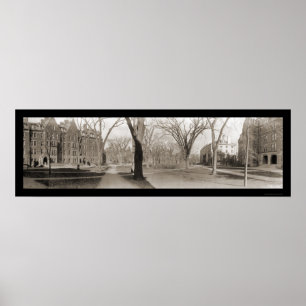 Póster Foto 1910 das MÃES da Universidade de Harvard