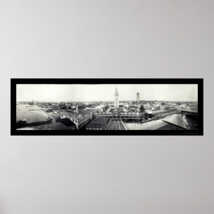 Póster Foto 1910 de Coney Island NY