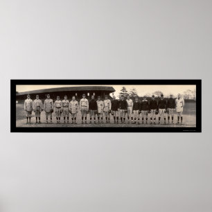 Póster Foto 1910 de Yale do basebol do time do colégio