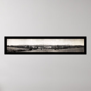Póster Foto 1910 do lago Kezar, Maine