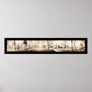Poster Foto 1910 do parque do PA de Meadville